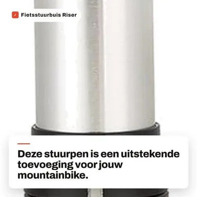 Produktbild von Lenkerverlängerung - Lenkererhöhung - Verstellbarer Lenker - Fahrradzubehör - Aluminiumlegierung - Geeignet für Mountainbikes - Lenkererhöhung