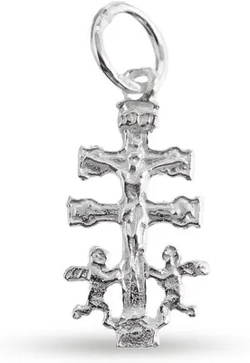 Productafbeelding van Zilveren Kruis - Religieus Decoratie - Wanddecoratie - 925 Sterling Zilver - 17mm - Zilver