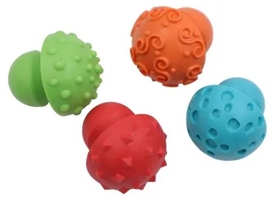 Produktbild von EDUPLAY 370023 Halbkugelstempel 4er Set, mehrfarbig