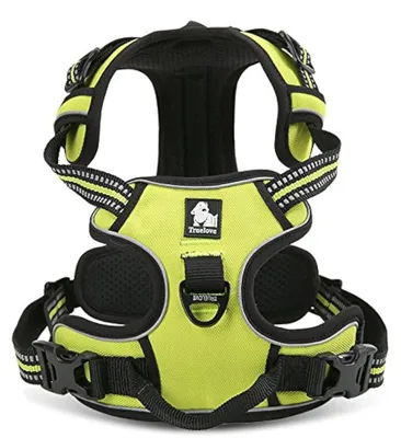 Productafbeelding van Solidchoice - Anti-Trek Harnas voor Honden, Verstelbaar en Reflecterend, Fluorescent Geel