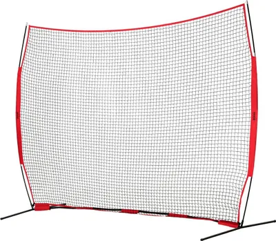 Image de Filet de protection Barricade, filet de protection pour sports de balle 12 x 9 pieds, équipement d'entraînement portable avec sac de transport, écran de protection pour l'entraînement au baseball, au softball, au lacrosse, au soccer et au hockey, pour la cour arrière