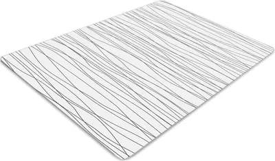 Produktbild von Stuhlunterlage Bürostuhlunterlage 120 cm x 90 cm Bodenmatte Bürostuhlunterlage - Chaotische Linien