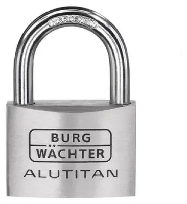 Obrázok produktu pre BURG WÄCHTER 36101 BURG WÄCHTER Vorhängeschloss ALUTITAN 770 50 silber, 1 St.