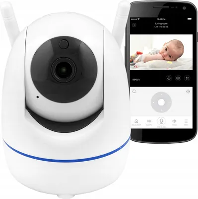 Produktbild von 360° Drehbare Full-Hd-Wifi-Minikamera, Gesteuert Über Das Telefon Mit Ton
