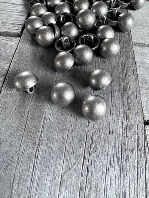 Obrázek produktu pro Černé kovové polokruhové háčky s očkem o průměru 11 mm, 12 mm nebo 15 mm (10 kusů)