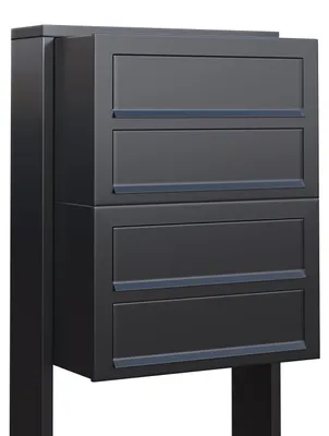 Produktbild von Briefkastenanlage Cube for Four in Anthrazit