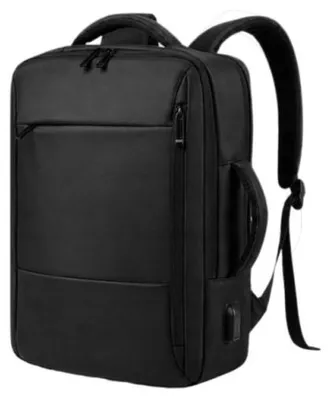 Produktbild von Verk 14690 Business-Laptoprucksack mit USB-Anschluss, schwarz