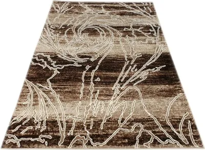 Obrázek produktu pro Moderní kusový koberec 150x300 cm DEMIAN - béžový / hnědý