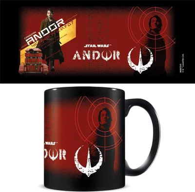 Obrázek produktu pro Star Wars: Andor - hrnek na kávu PM4557 (jedna velikost) (černá/červená/bílá)