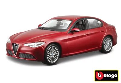 Obrázek produktu pro Bburago 1:24 Alfa Romeo Giulia (2016) Metallic červená 18-21080
