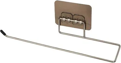 Image de Porte-serviettes en acier inoxydable pour la cuisine et la salle de bains, à fixation murale