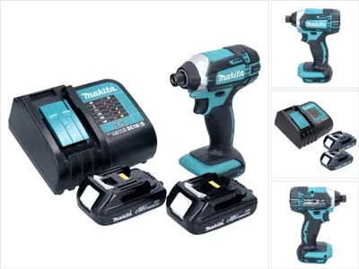 Image de Makita DTD 152 SY Clé à choc sans fil 18 V 165 Nm + 2x batterie 1,3 Ah + chargeur