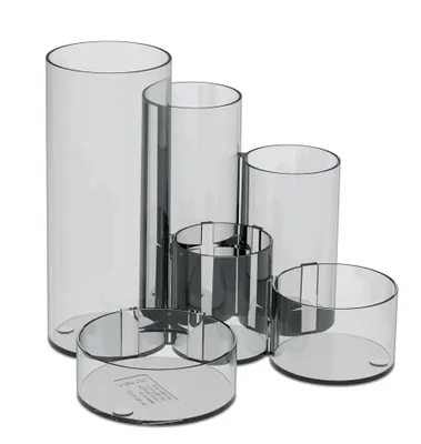 Obrázok produktu pre MAUL zásobník na perá MAULtubo plast 15,3 x 15,2 x 12,6 cm krištáľovo číry