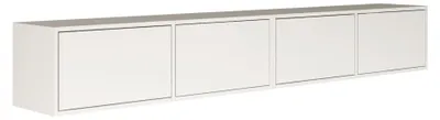 Produktbild von Selsey Framme – Hängendes TV-Board mit vier Klappen 200 cm, Weiß