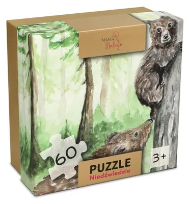 Image de Puzzle « Les ours » de 60 pièces pour enfants
