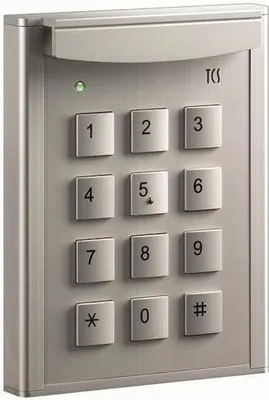 Immagine prodotto di TCS AZF50000-0010 Serratura per 10 codici Codelock 12 argento (AZF50000-0010)