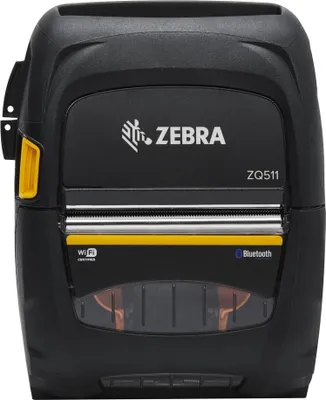 Produktbild von Zebra ZQ511, Thermodirekt, 203 x 203 DPI, 127 mm/sek, Verkabelt & Kabellos, Schwarz