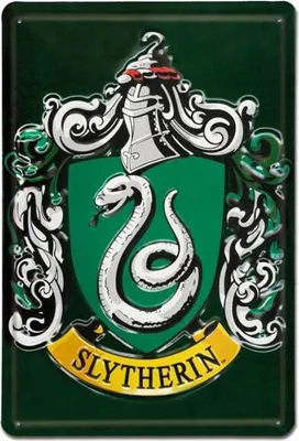 Zdjęcie produktu dla Koszulka z logo Harry Potter 3D Blechschild Slytherin 20 x 30 cm LGS-6931640000