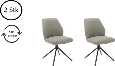 Produktbild von Esszimmerstuhl Polsterstuhl Küchenstuhl Sitzmöbel Stuhl "Pettau I" (2-er Set) Cappuccino