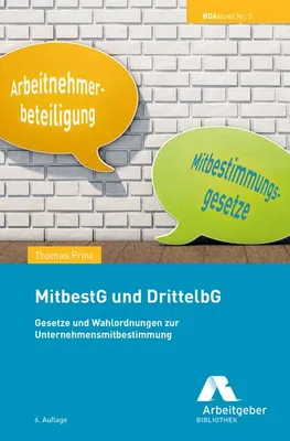 Produktbild von MitbestG und DrittelbG