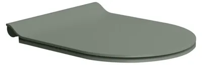 Immagine prodotto di Sedile WC GSI PURA, SLIM, chiusura ammortizzata, Agave opaco/cromo MS86CSN04