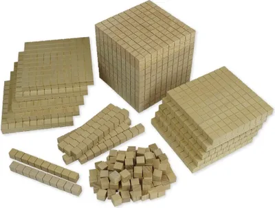 Produktbild von TimeTEX Dienes-Sortiment 121-tlg., aus Holz, Zahlenraum 1.000