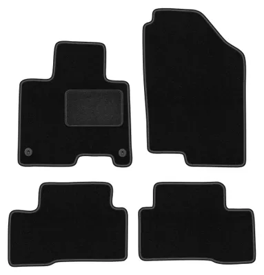 Immagine prodotto di Tappetini in moquette per Hyundai Tucson IV Hybryda 2021- (SUV) – set 4 pezzi, neri, su misura – Wielganizator LUX