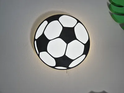 Immagine prodotto di Lampada da notte a forma di pallone da calcio mk2