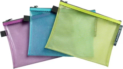 Produktbild von Exacompta 12x Transparente Tasche/Etui, RC-PP, Pop'N Co - sortiert - 38140E
