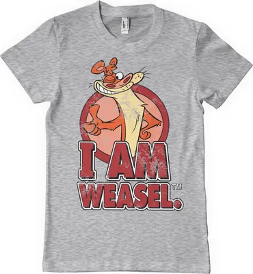 Produktbild von I Am Weasel T-Shirt - X-Large - HeatherGrey