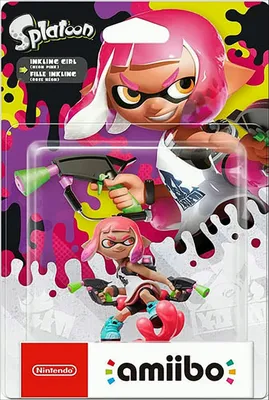Zdjęcie produktu dla Nintendo amiibo Splatoon Inkling girl neonowy róż