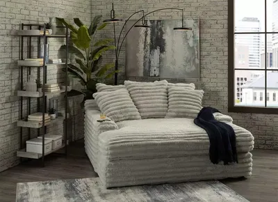 Produktbild von Komprimierbares Sofa grau modernes Stoffsofa kompakter Sofa Wohnzimmer
