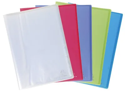 Image de Exacompta Chromaline DIN A4 20 pochettes PP 500µ différentes couleurs