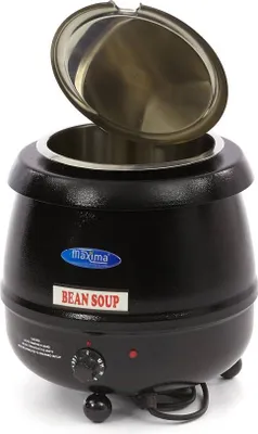 Immagine prodotto di Maxima - Bollitore per zuppa Gastro - 10 l - Pentola interna rimovibile - con poggia-cucchiaio