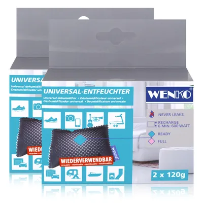 Produktbild von Wenko Auto-Entfeuchter 2x120g - Luftentfeuchter 50292100 Raumfeuchter (2er Pack