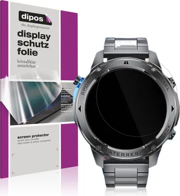 Produktbild von 6x Schutzfolie für HIRREO DM2G-A klar Displayschutzfolie Folie Display Schutz dipos