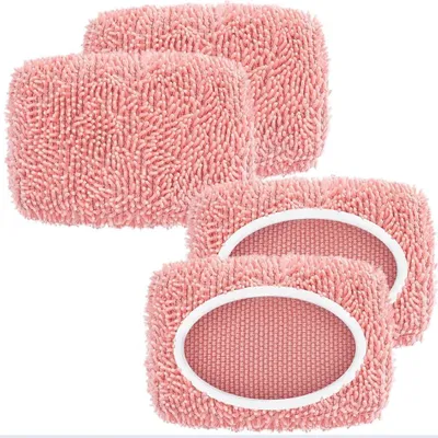 Imagen del producto de Paños de microfibra, juego de 4 unidades, lavables, para suelos duros, reutilizables