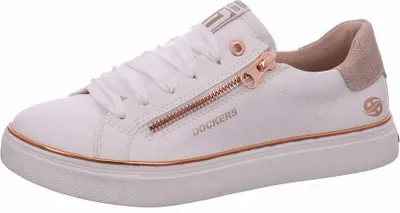 Produktbild von Dockers by Gerli Damenschuhe Schnürschuhe Sportive Sneaker Weiß Freizeit, Schuhgröße:37 EU