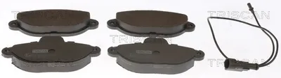 Produktbild von TRISCAN 8110 15176 Bremsbeläge Satz Vorne Bremsklötze für FORD KA (RU8) für FIAT PUNTO (188) Seicento / 600 Schrägheck (187) PUNTO (176) CINQUECENTO
