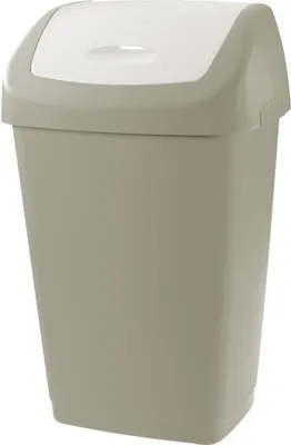 Image de Tontarelli Aurora Poubelle 25 l gris/blanc