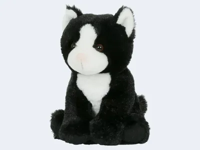 Produktbild von SEMO Soft Baby Katze schwarz 18cm