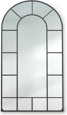 Zdjęcie produktu dla Klarstein Duże lustro ścienne, lustro na całą długość 84x46 cm, duże i długie lustro stojące, aluminiowe lustro stojące do sypialni i garderoby, duże lustro stojące na całą długość, lustro stojące lub na ścianę