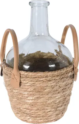 Produktbild von Glasvase mit Naturbezug Flaschenform neuetischkultur