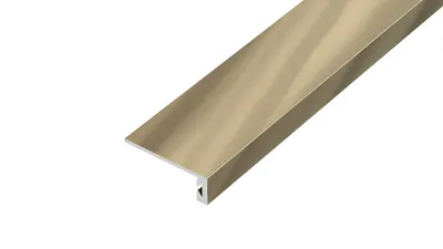 Obrázek produktu pro AP26/1 ukončovací lišta samolepící ACARA, hliník elox champagne, 8 mm, 2,7 m