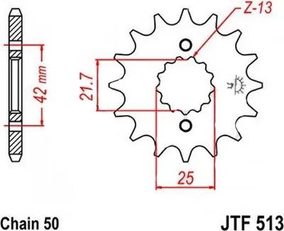 Produktbild von Ritzel ESJOT Standard 530 15Z