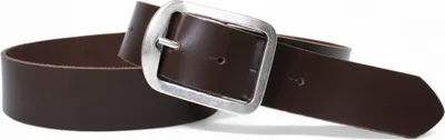 Produktbild von Ledergürtel Damen Echtleder 4 cm, silberne Dornschnalle, Retro Vintage FRONHOFER