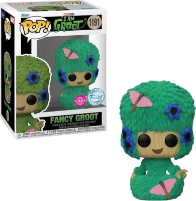 Obrázok produktu pre Figúrka Funko POP I am Groot 1191 Fancy Groot flocked Special Edition