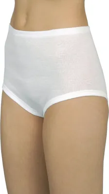 Produktbild von 6er Pack Damen Taillenslip weiß ohne Seitennähte
