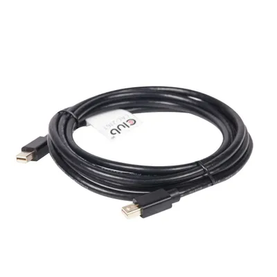 Produktbild von CLUB3D Mini DisplayPort 1.2 HBR2 Kabel Stecker/Stecker 2 meter 4K60Hz, 2 m, Mini DisplayPort, Mini DisplayPort, Stecker, Stecker, 4096 x 2160 Pixel