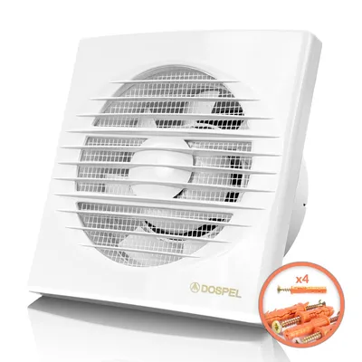 Produktbild von Dospel | Badlüfter - Abluftventilator - Ventilator Ø100 130m³/h leise weiß